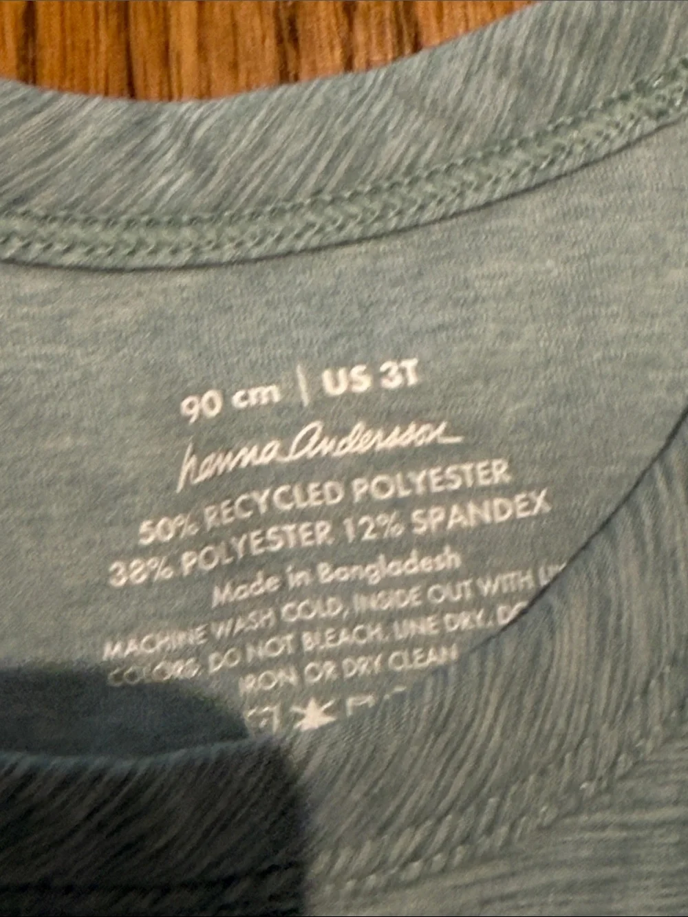 Hanna Andersson Light Green Sleeveless Peplum Tank Dress